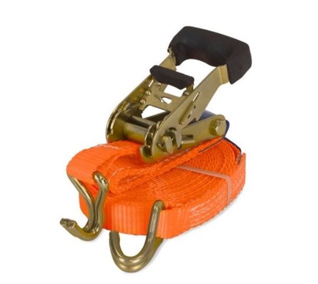 Zurrgurt 2-teilig / 25mm / 6 Meter / Orange