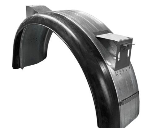 Kotflügel hinten mit Gummirand 100mm für Unimog 408