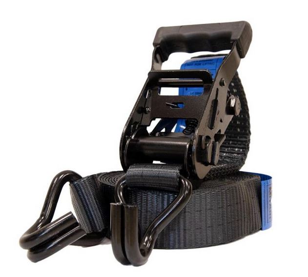Spanngurt 2-teilig / 35mm / 6 Meter / Schwarz